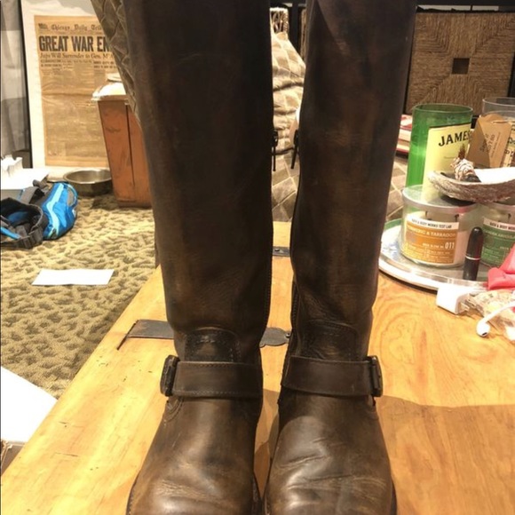 Frye Smith Engineer Women’s Boots SIZE 8M - Picture 2 of 7